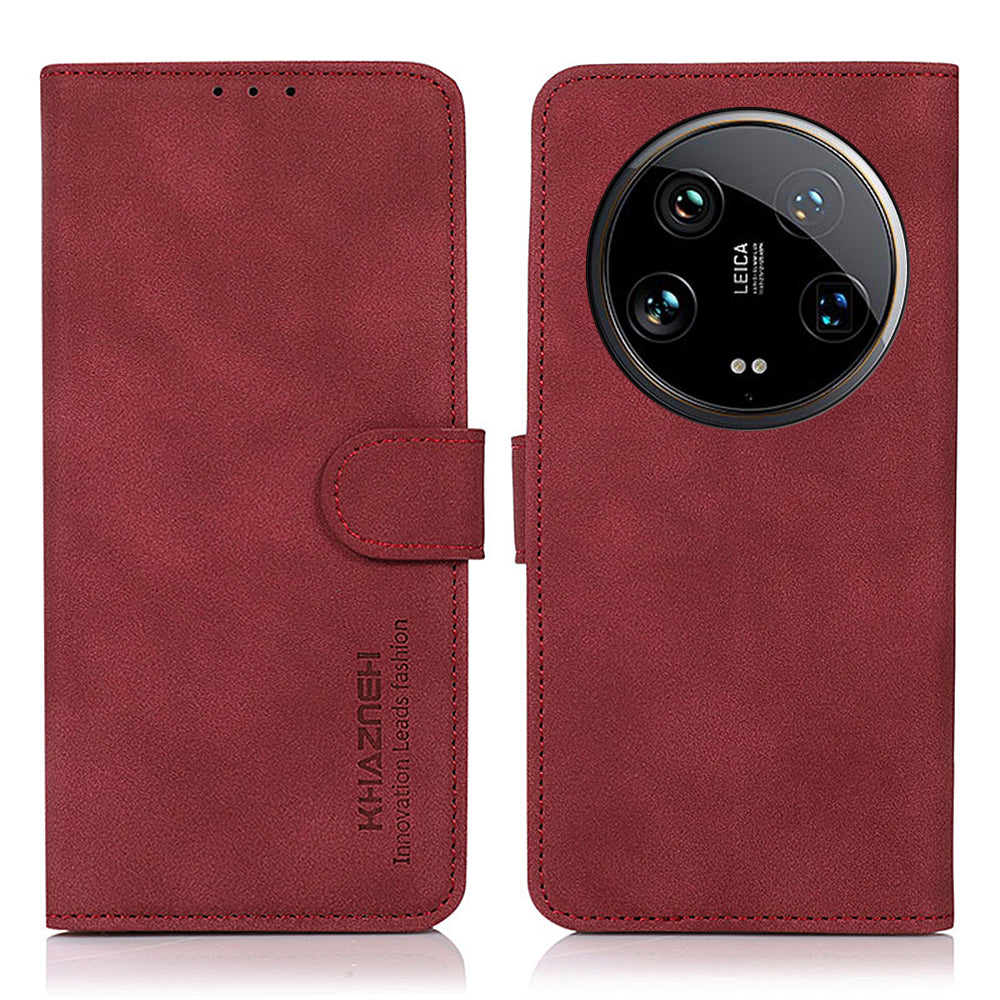 KHAZNEH For Xiaomi 14 Ultra Leather Case Wallet Stand Protective Phone Cover KHAZNEH For Xiaomi 14 Ultra Leather Case Wallet Stand Protective Phone Cover